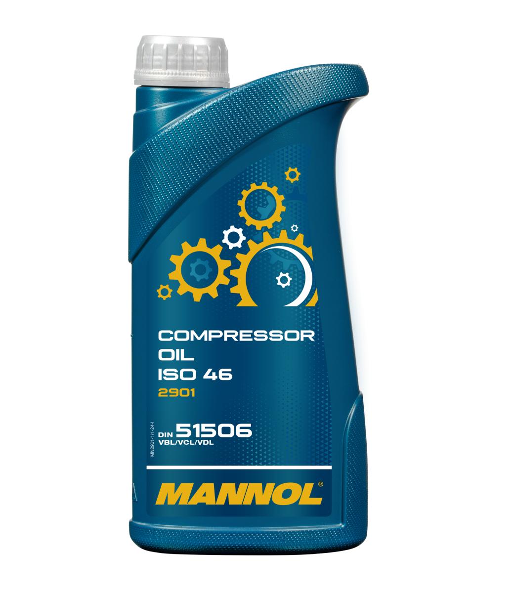 2901-001 Компрессорное масло Compressor Oil ISO 46 (1л.) MANNOL