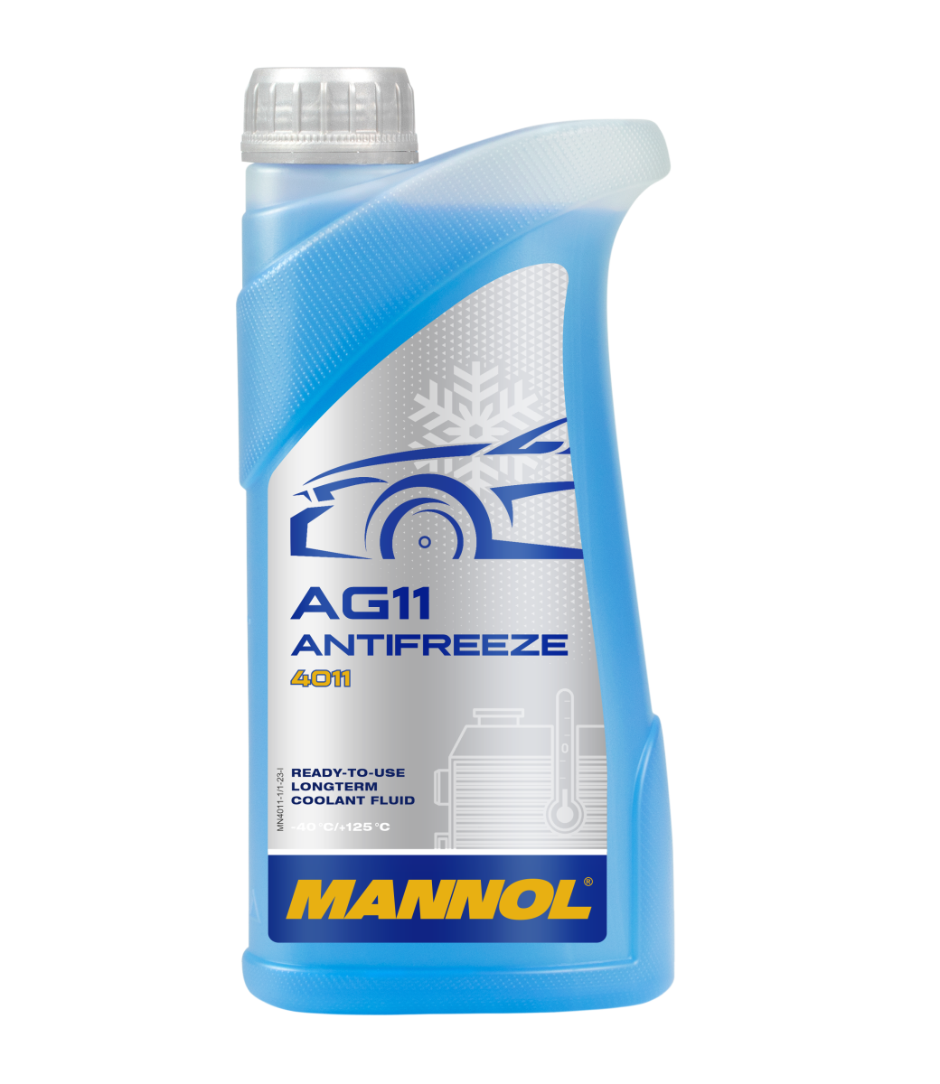 4011-001 Антифриз голубой AG11 (-40 °C) Longterm  (1л.) MANNOL