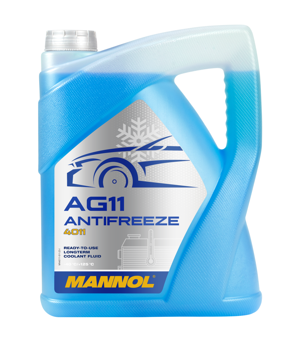 4011-005 Антифриз голубой AG11 (-40 °C) Longterm  (5л.) MANNOL