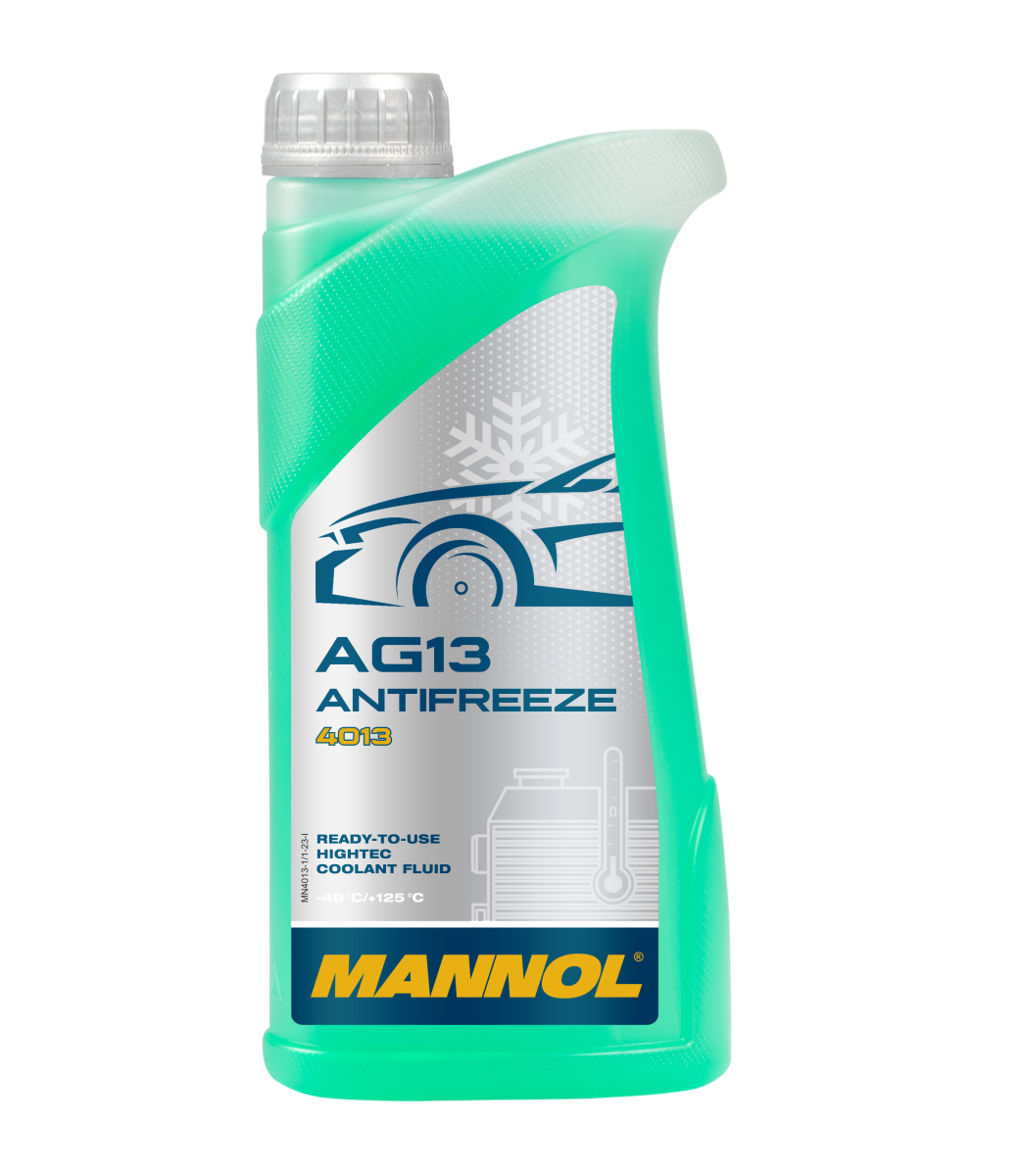 4013-001 Антифриз зелёный AG13 (-40 °C) Hightec  (1л.) MANNOL