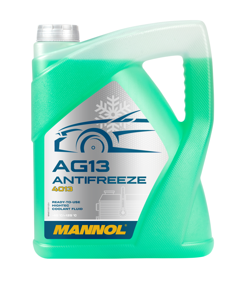 4013-005 Антифриз зелёный AG13 (-40 °C) Hightec  (5л.) MANNOL