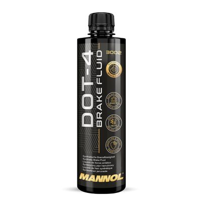 3002-455 Тормозная жидкость Brake Fluid DOT-4 (455г.) MANNOL