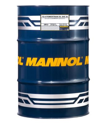 2602-208 Масло трансмиссионно-гидравлическое TO-Powertrain Oil SAE 30 (208л.) MANNOL