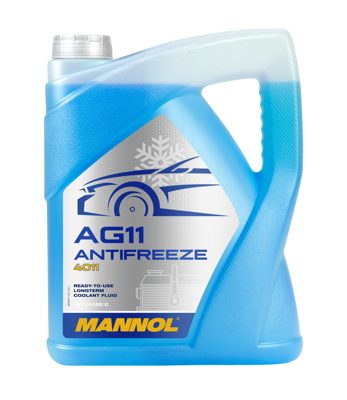4011-005 Антифриз голубой AG11 (-40 °C) Longterm  (5л.) MANNOL