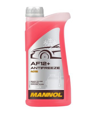 4012-001 Антифриз красный AF12+ (-40 °C) Longlife  (1л.) MANNOL