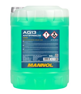 4013-010 Антифриз зелёный AG13 (-40 °C) Hightec  (10л.) MANNOL