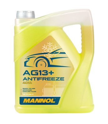 4014-005 Антифриз жёлтый AG13+ (-40 °C) Advanced  (5л.) MANNOL